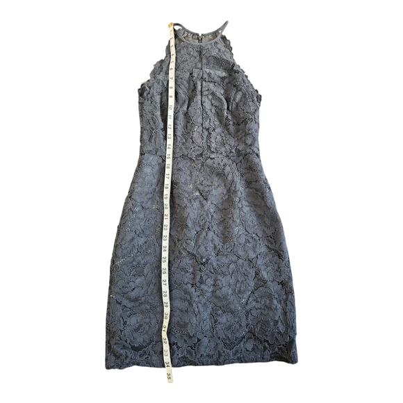 Trina Turk Black Sleeveless High Neck Silk Dress Size 0 - Picture 3 of 7